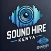DALL·E 2025-03-21 10.38.50 - A modern logo for 'Sound Hire Kenya' featuring a sleek, bold blue color scheme. The design incorporates a stylized speaker or sound wave icon, symboli
